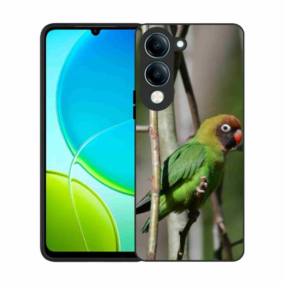 Gélový kryt mmCase na Vivo Y29S 5G - papagáj agapornis