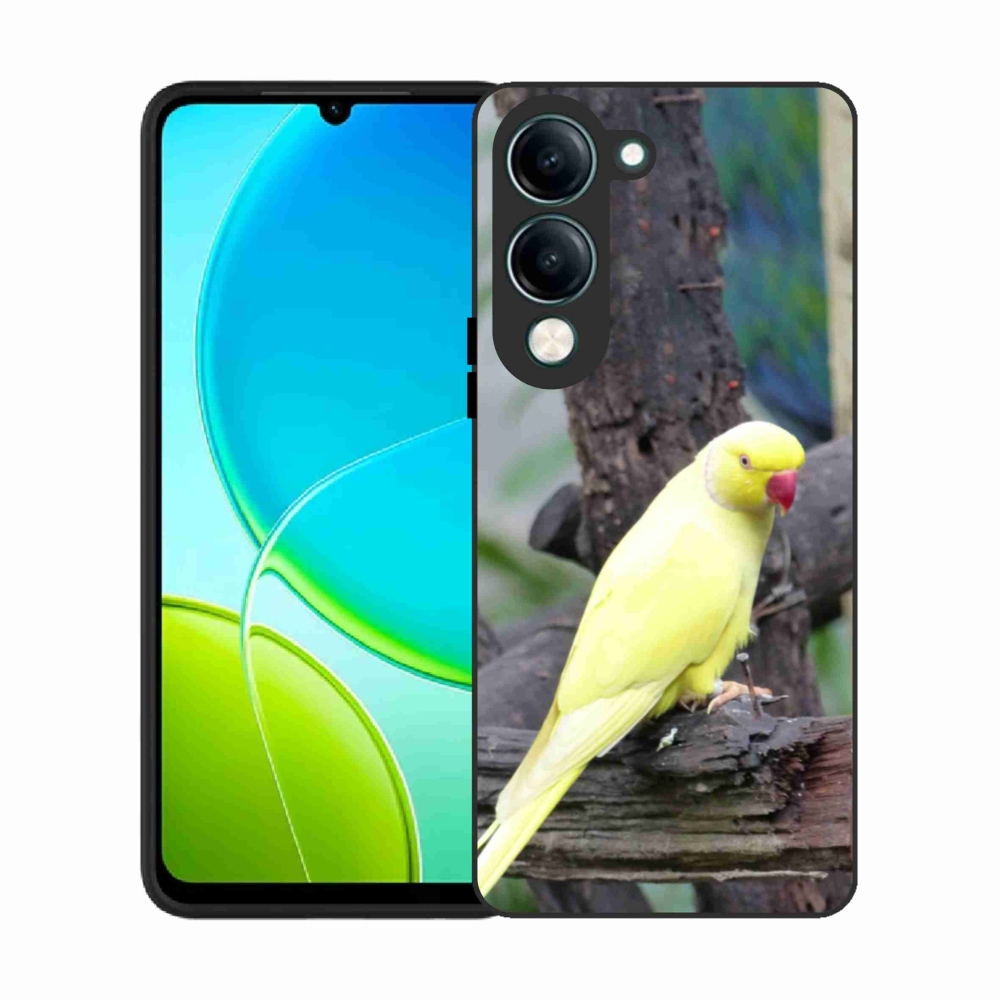 Gélový kryt mmCase na Vivo Y29S 5G - papagáj alexander žltý