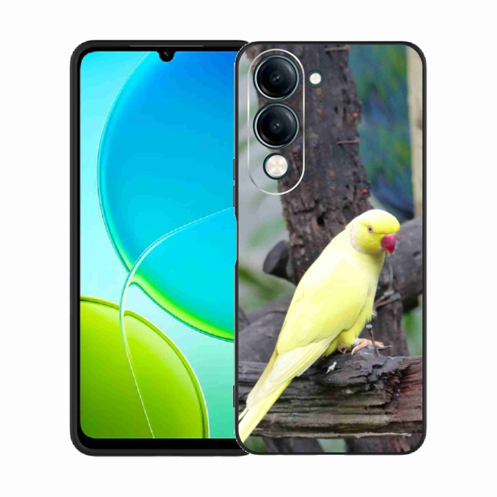 Gélový kryt mmCase na Vivo Y29S 5G - papagáj alexander žltý