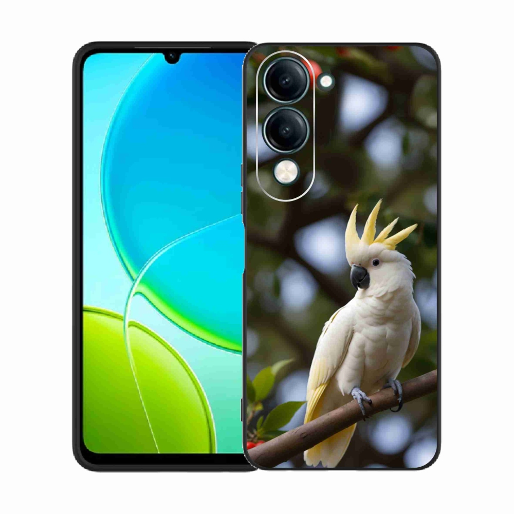 Gélový kryt mmCase na Vivo Y29S 5G - papagáj kakadu 3