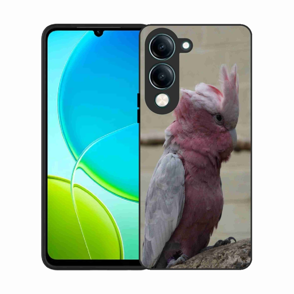 Gélový kryt mmCase na Vivo Y29S 5G - papagáj kakadu ružový