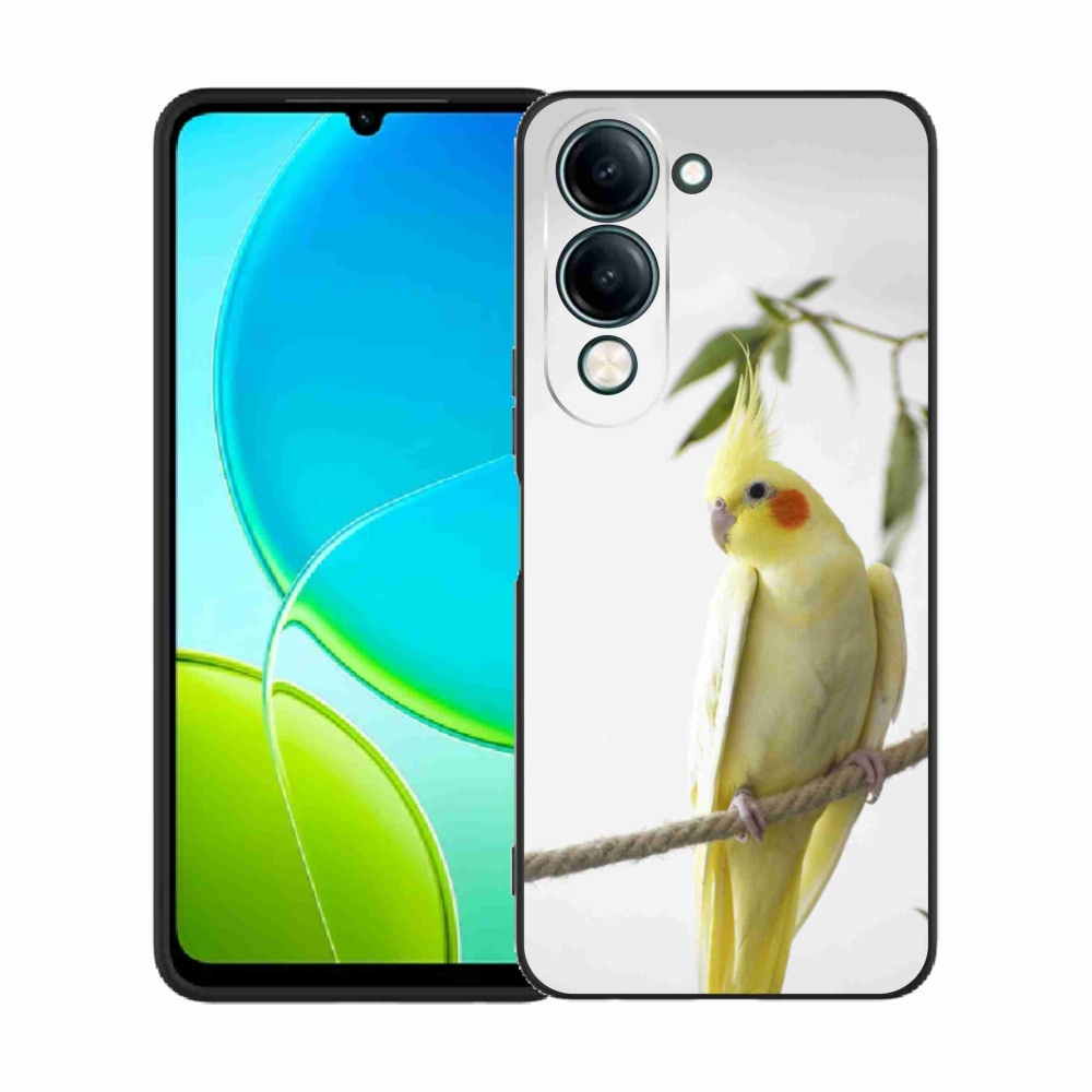Gélový kryt mmCase na Vivo Y29S 5G - papagáj korela chocholatá
