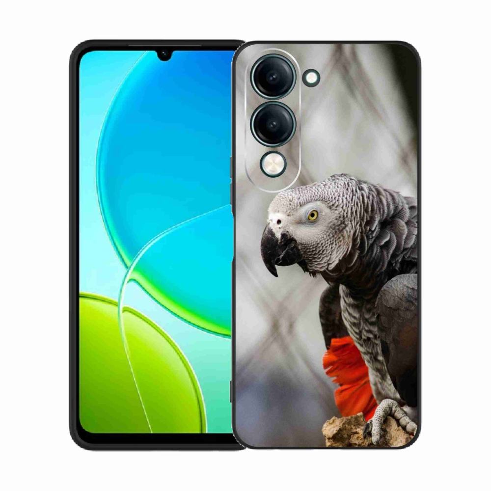 Gélový kryt mmCase na Vivo Y29S 5G - papagáj žako 3