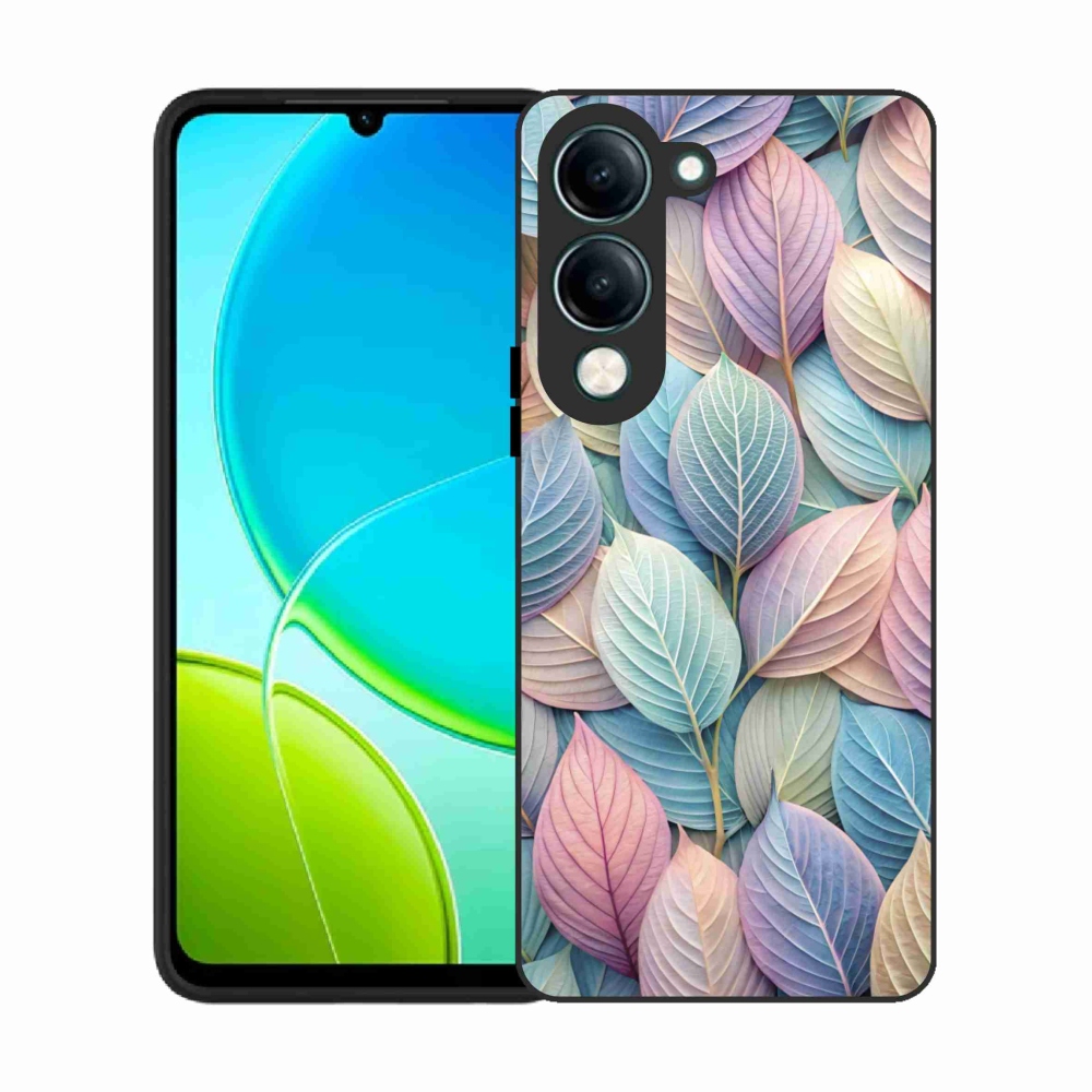 Gélový kryt mmCase na Vivo Y29S 5G - pastelové listy
