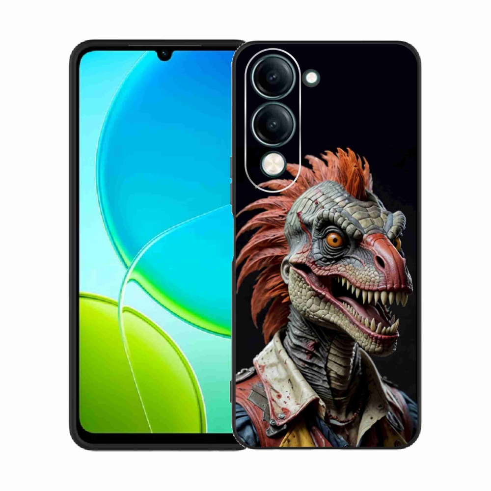 Gélový kryt mmCase na Vivo Y29S 5G - punk dinosaurus