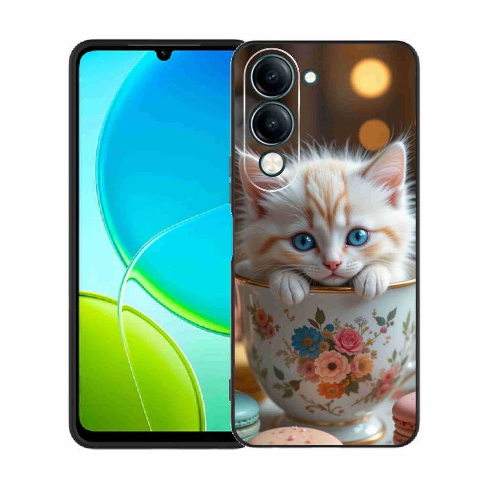 Gélový kryt mmCase na Vivo Y29S 5G - roztomilé mačiatko 6