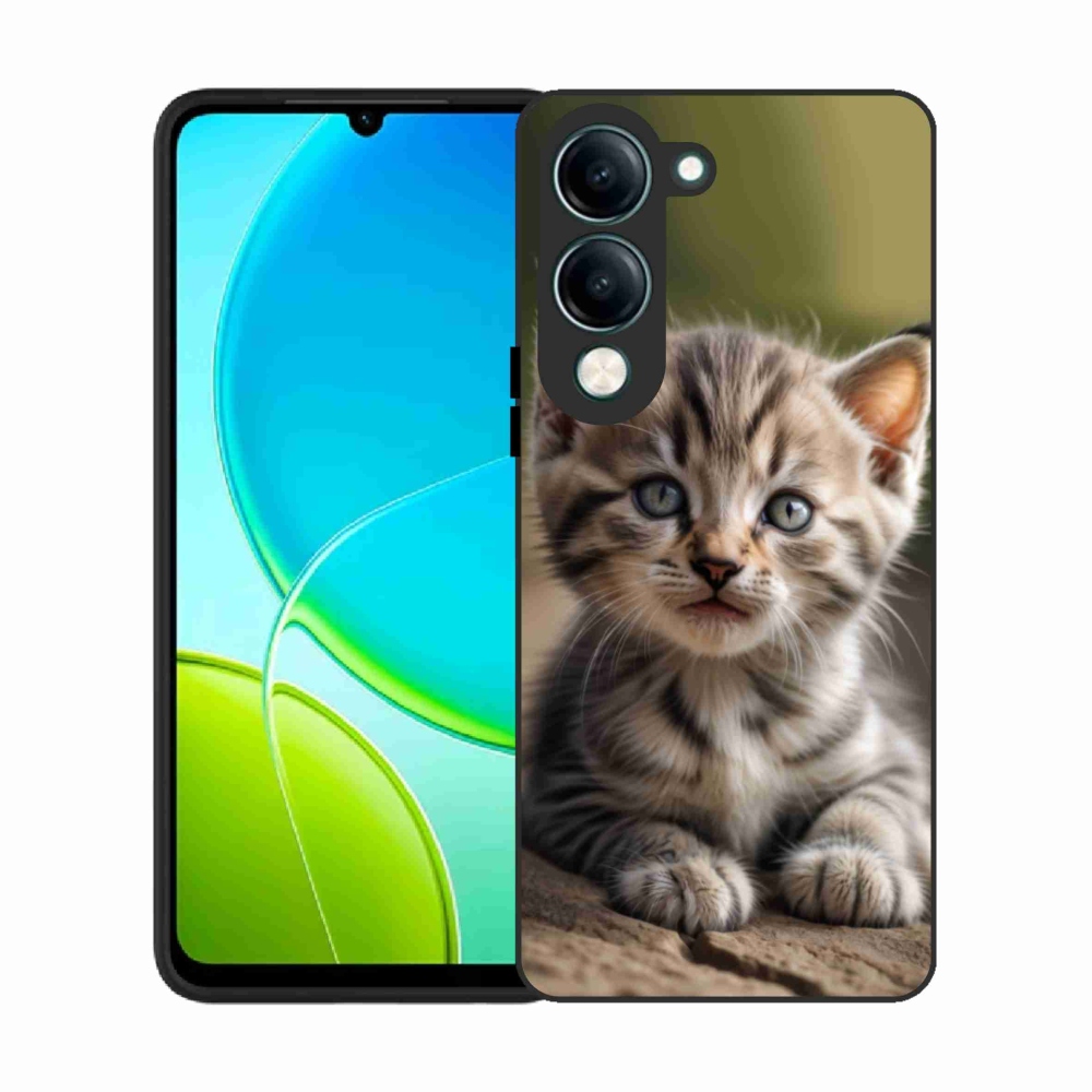 Gélový kryt mmCase na Vivo Y29S 5G - roztomilé mačiatko 9