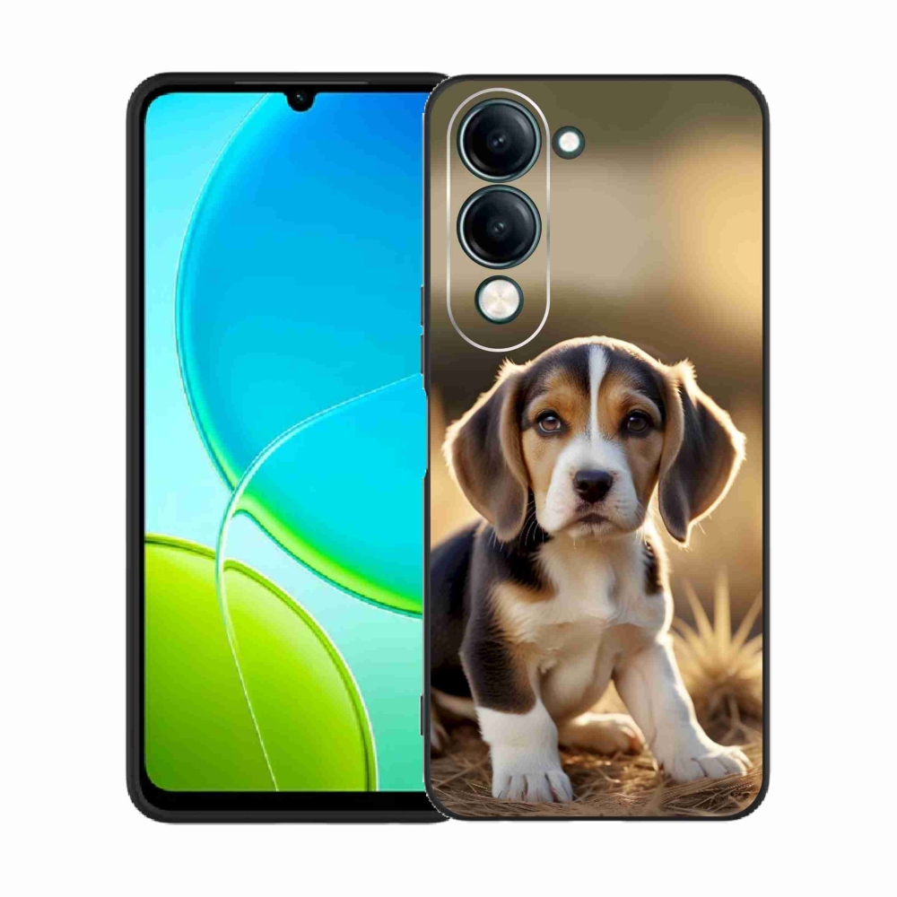 Gélový kryt mmCase na Vivo Y29S 5G - roztomilý bígl