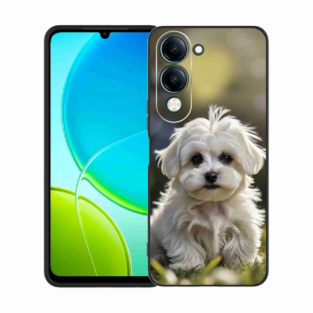 Gélový kryt mmCase na Vivo Y29S 5G - roztomilý maltézsky psík