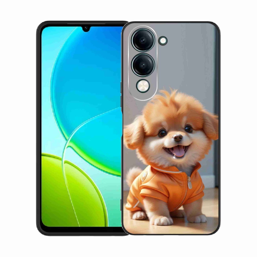 Gélový kryt mmCase na Vivo Y29S 5G - roztomilý pomeranian v mikine