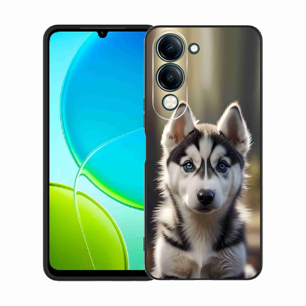 Gélový kryt mmCase na Vivo Y29S 5G - roztomilý sibírsky husky