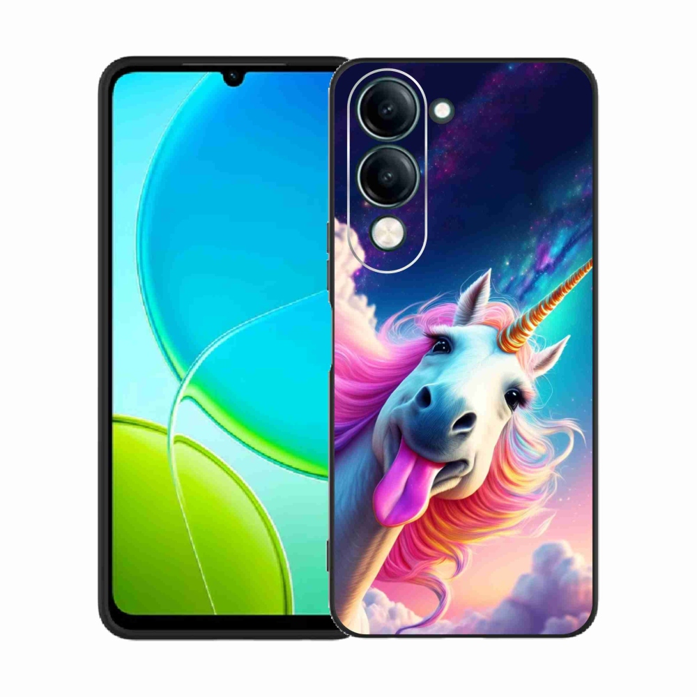 Gélový kryt mmCase na Vivo Y29S 5G - šialený jednorožec
