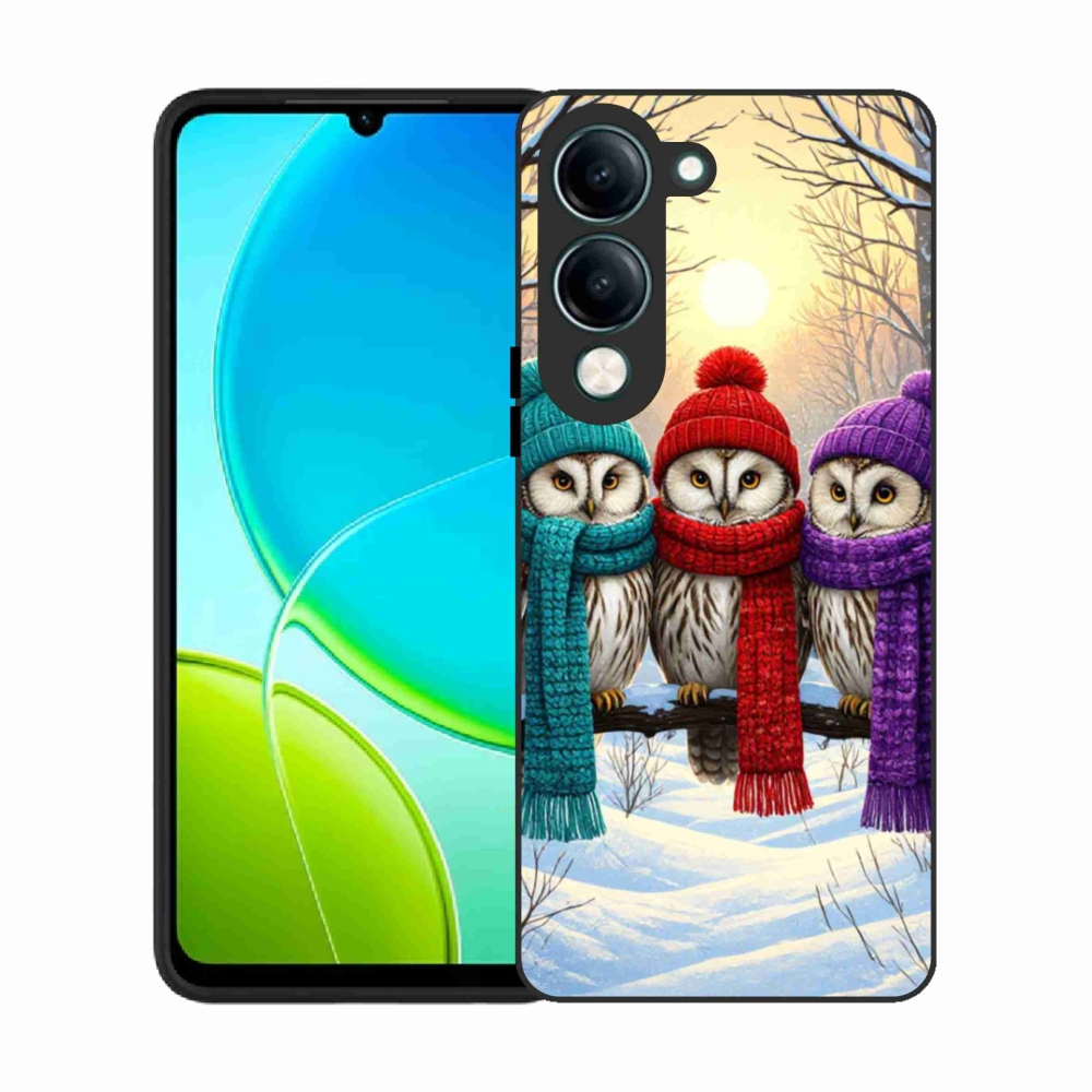 Gélový kryt mmCase na Vivo Y29S 5G - soví priatelia