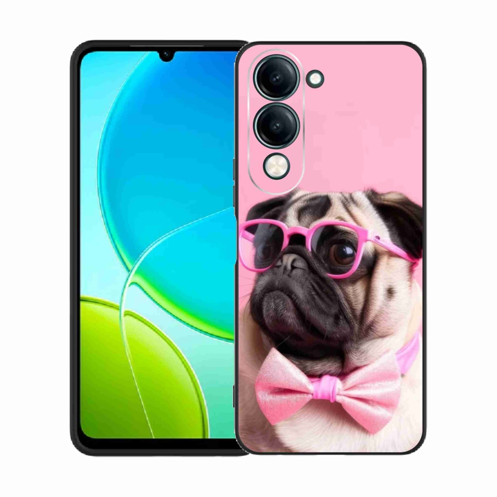 Gélový kryt mmCase na Vivo Y29S 5G - štýlový mops