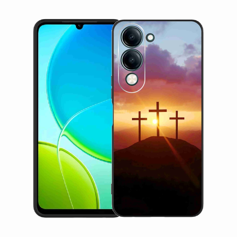 Gélový kryt mmCase na Vivo Y29S 5G - tri kríža