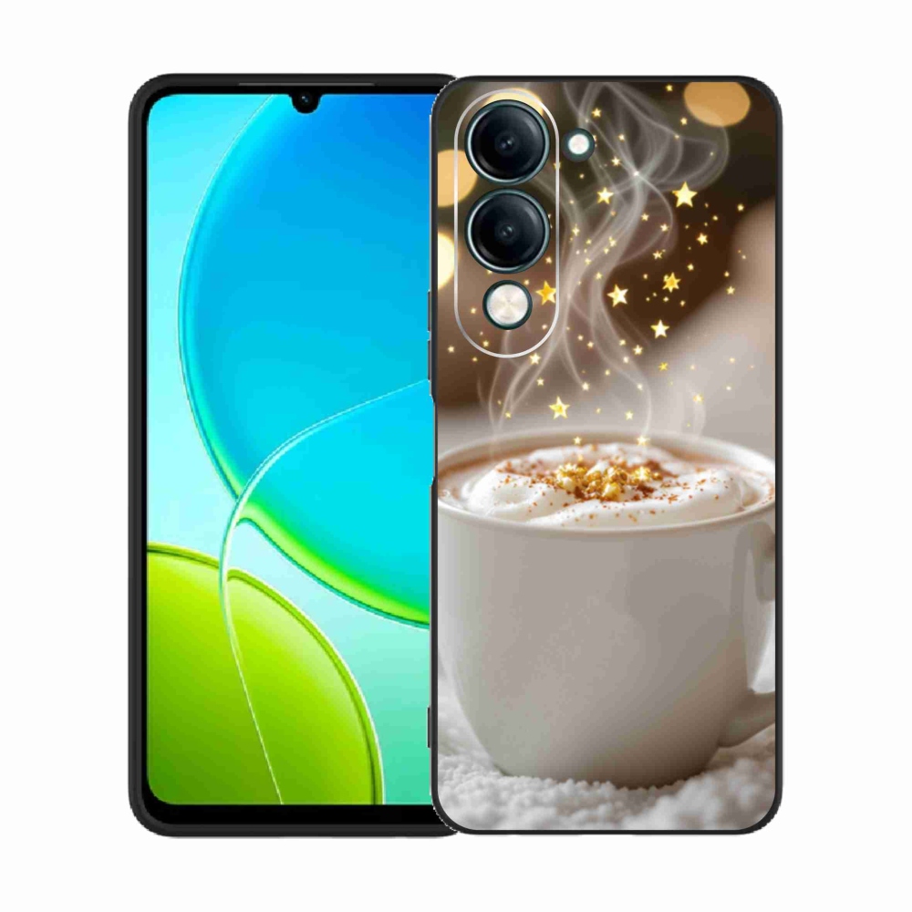 Gélový kryt mmCase na Vivo Y29S 5G - vianočný horúci nápoj