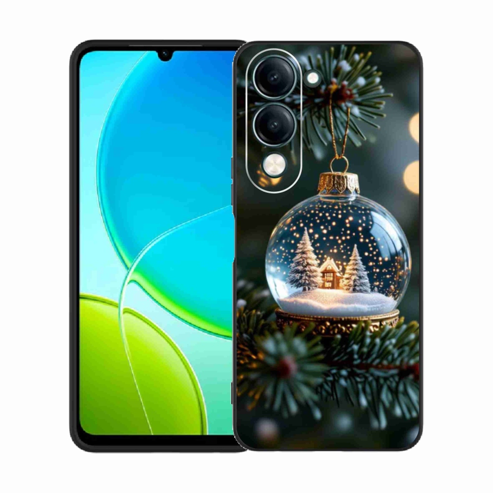 Gélový kryt mmCase na Vivo Y29S 5G - vianočné gule 2