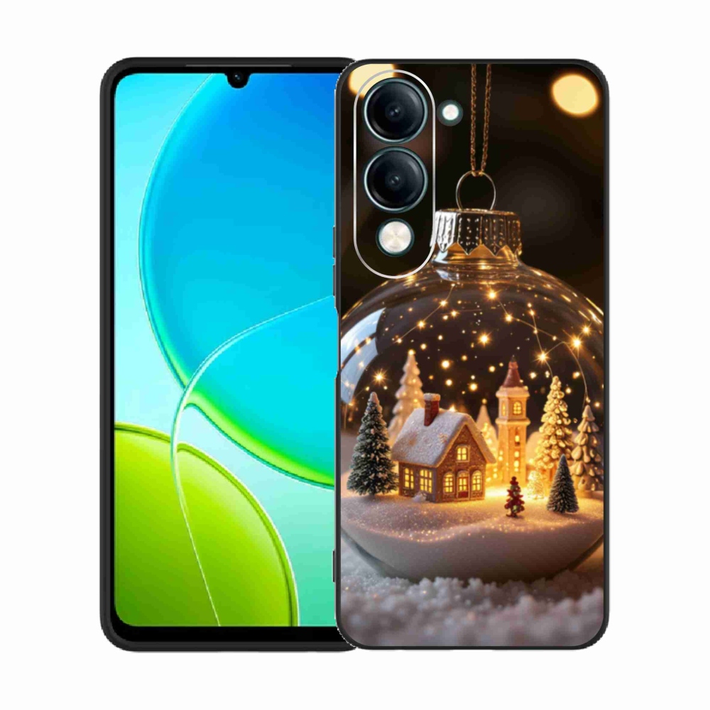 Gélový kryt mmCase na Vivo Y29S 5G - vianočné gule 3
