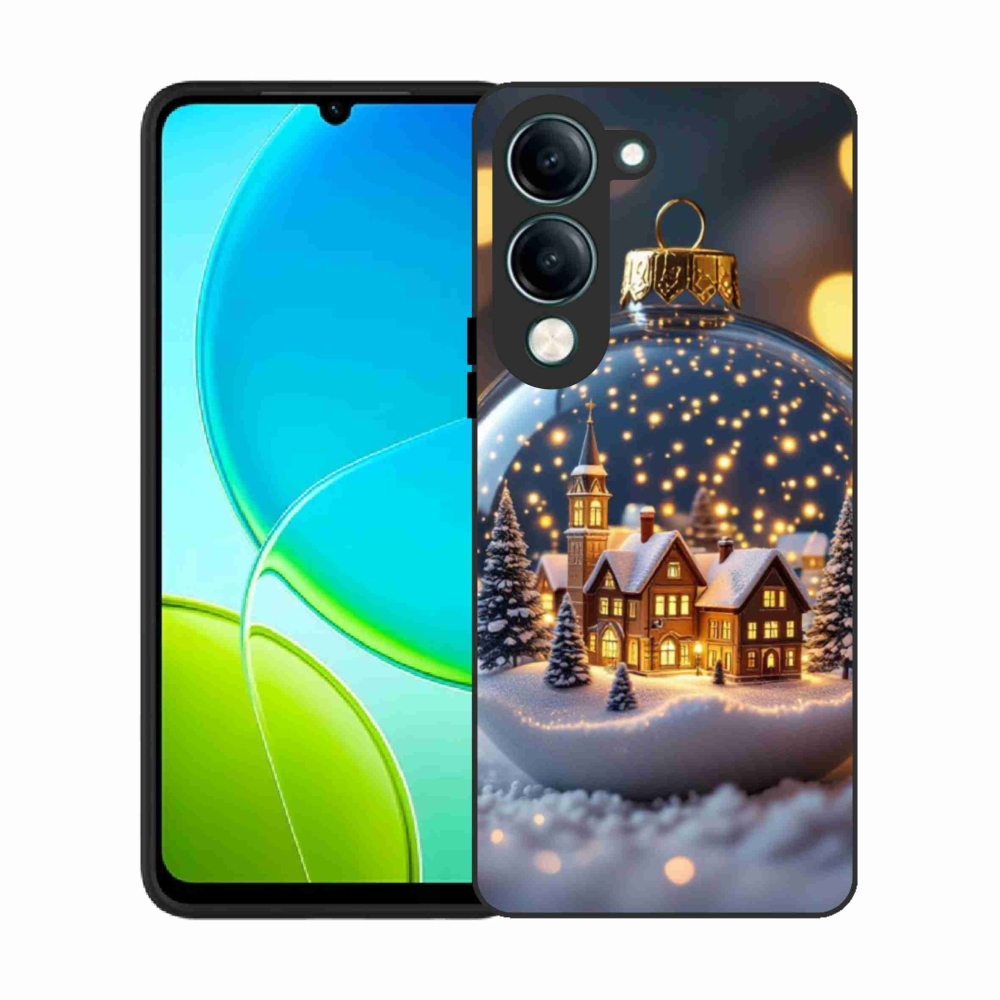 Gélový kryt mmCase na Vivo Y29S 5G - vianočné gule 4