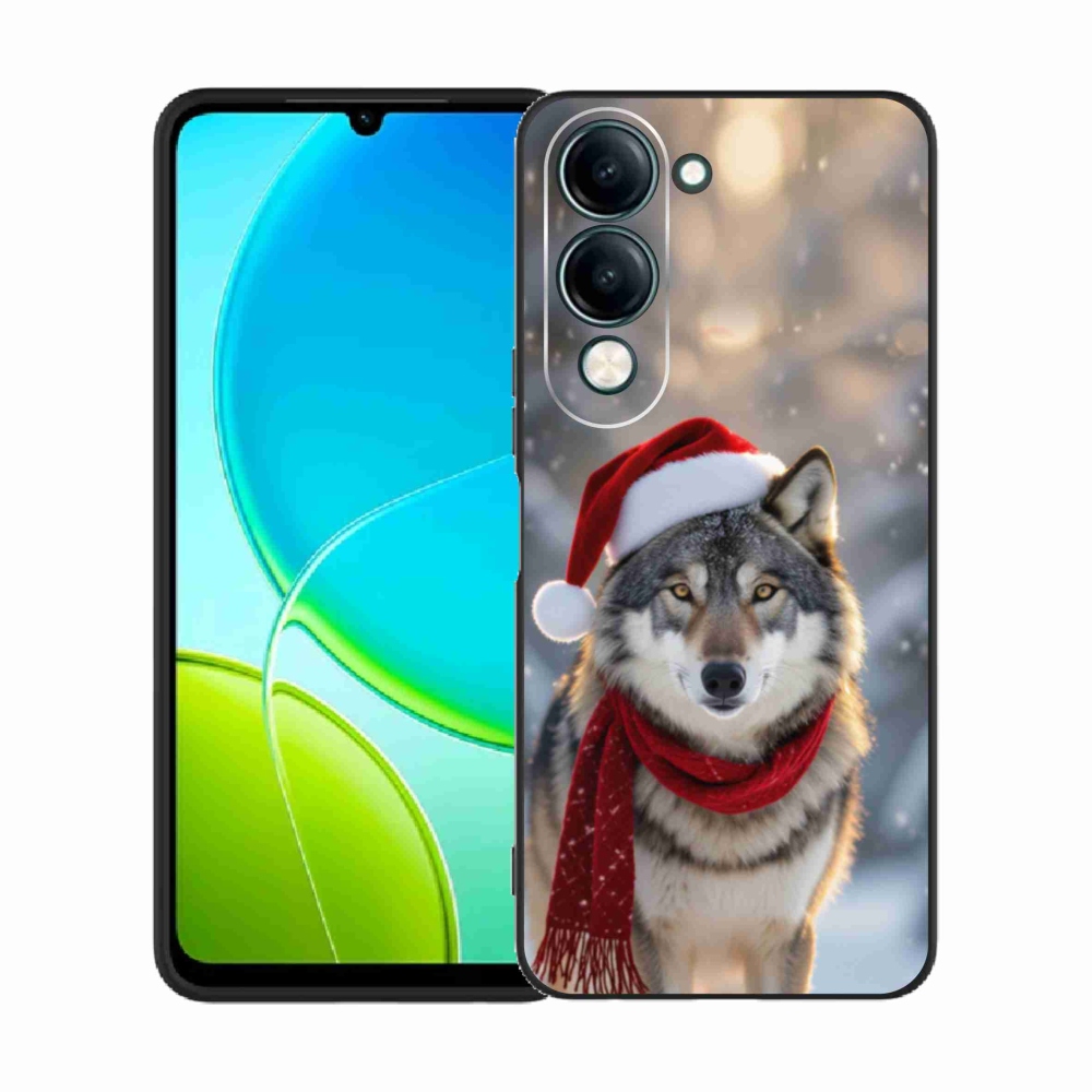 Gélový kryt mmCase na Vivo Y29S 5G - vianočný vlk