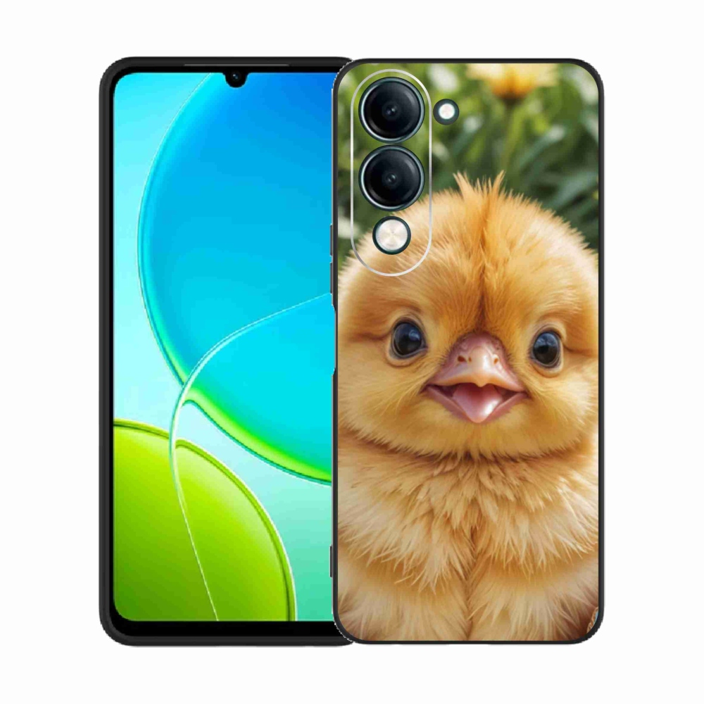 Gélový kryt mmCase na Vivo Y29S 5G - veselé kuriatko