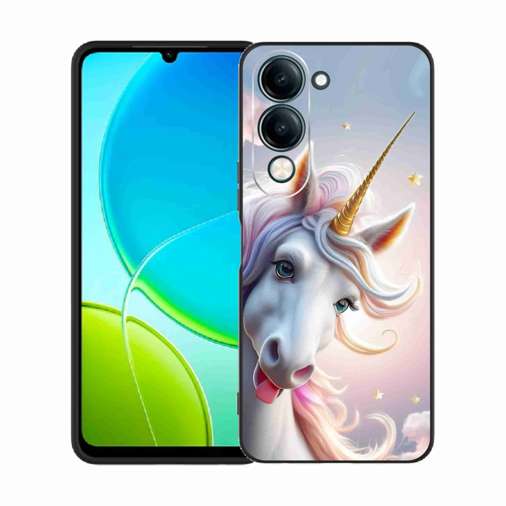Gélový kryt mmCase na Vivo Y29S 5G - veselý jednorožec