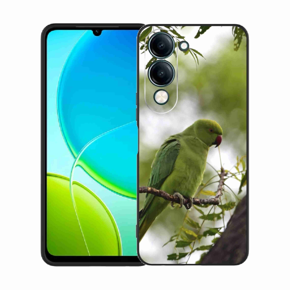 Gélový kryt mmCase na Vivo Y29S 5G - zelený papagáj