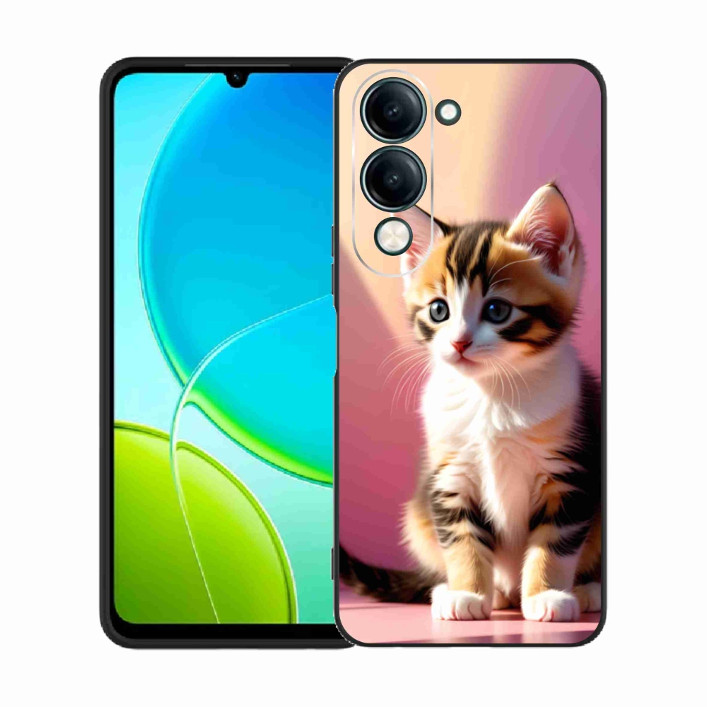 Gélový kryt mmCase na Vivo Y29S 5G - zvedavé mačiatko 2