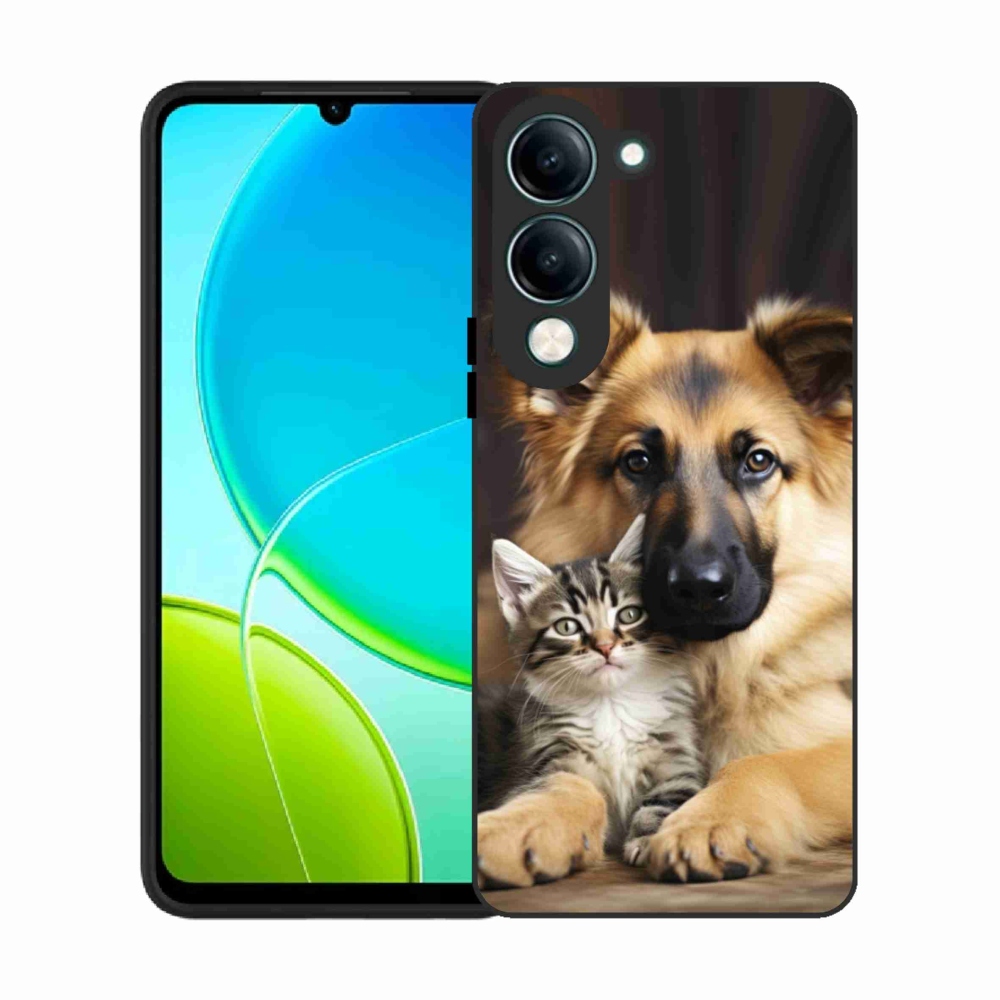 Gélový kryt mmCase na Vivo Y29S 5G - zvieracie priateľstvo