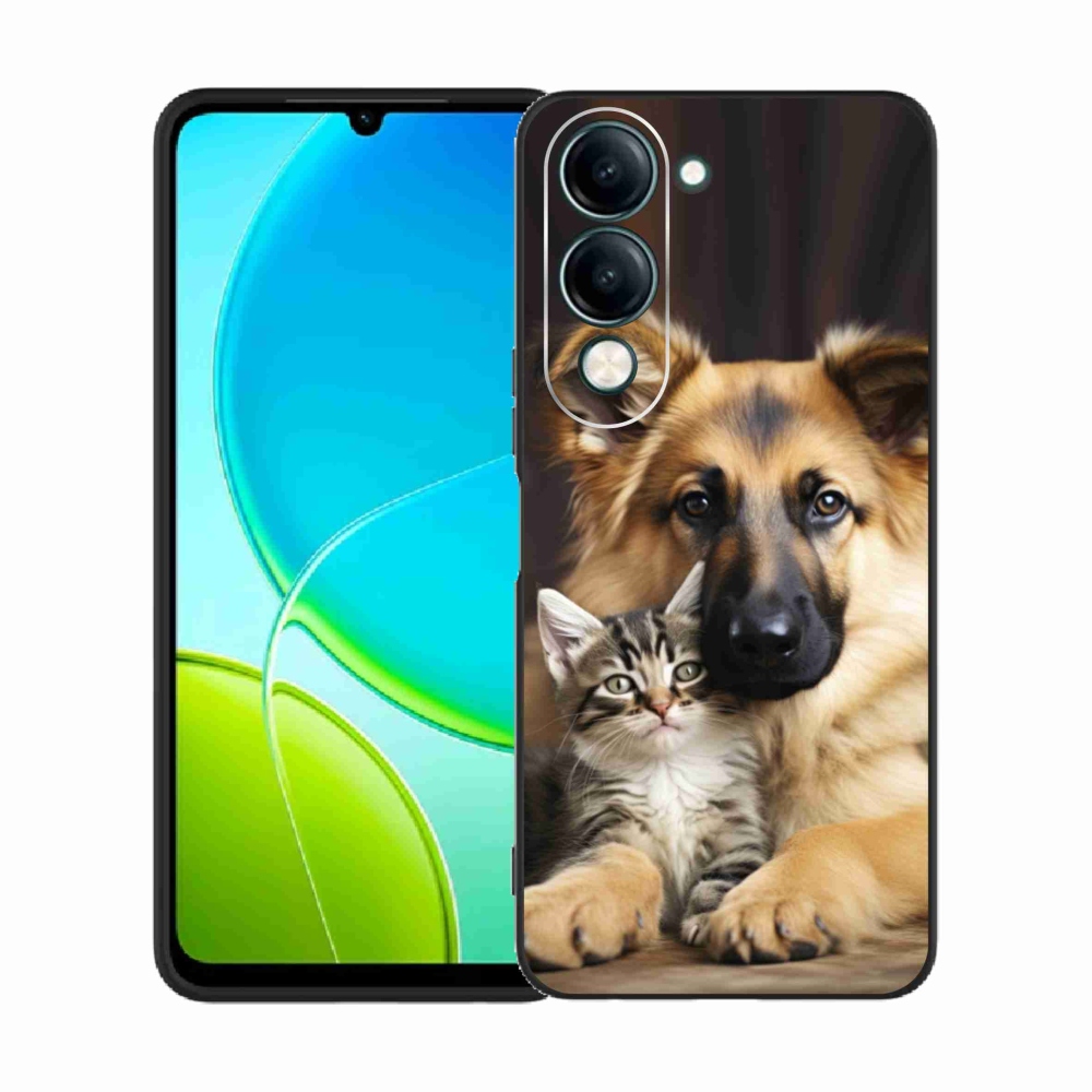 Gélový kryt mmCase na Vivo Y29S 5G - zvieracie priateľstvo