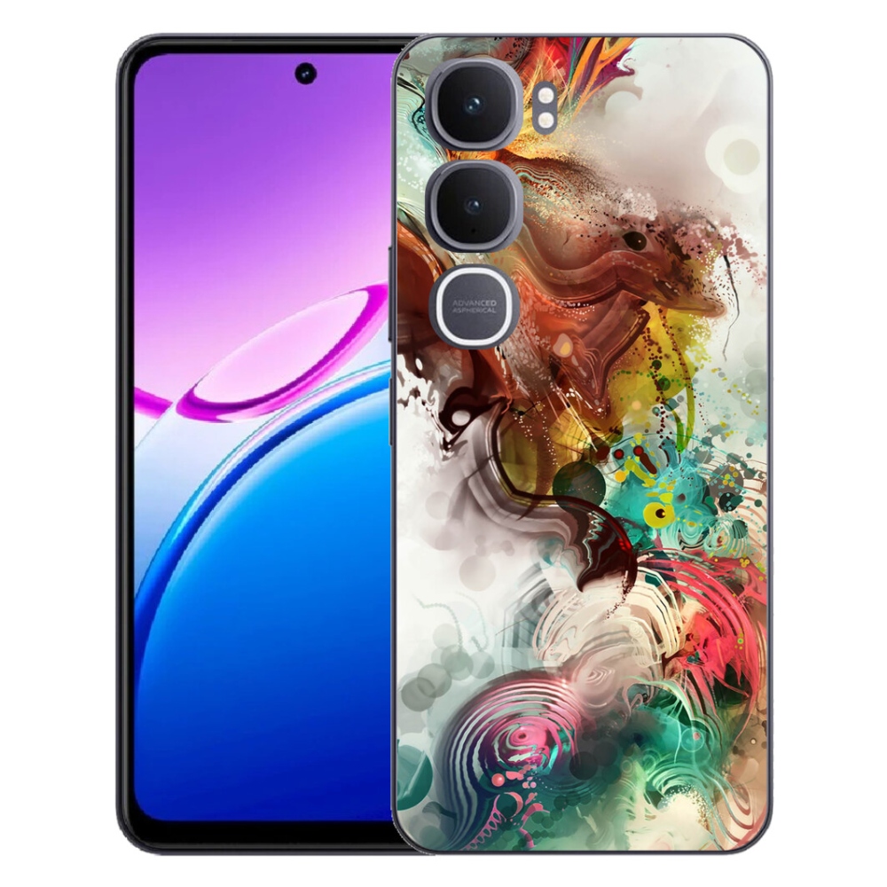 Gélový kryt mmCase na Vivo Y31 5G - abstrakt 1