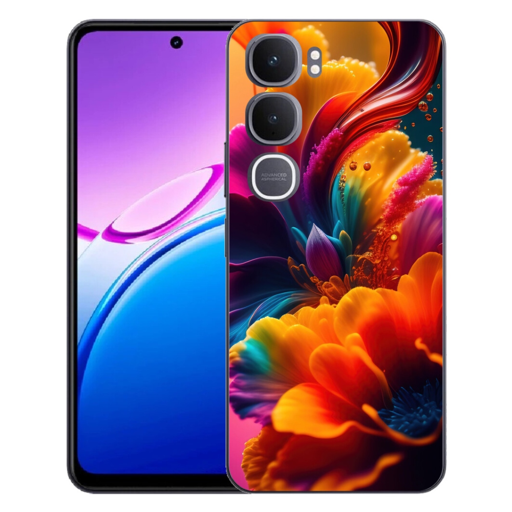 Gélový kryt mmCase na Vivo Y31 5G - abstraktný motív 2