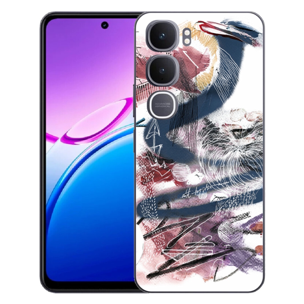 Gélový kryt mmCase na Vivo Y31 5G - abstraktný motív 28