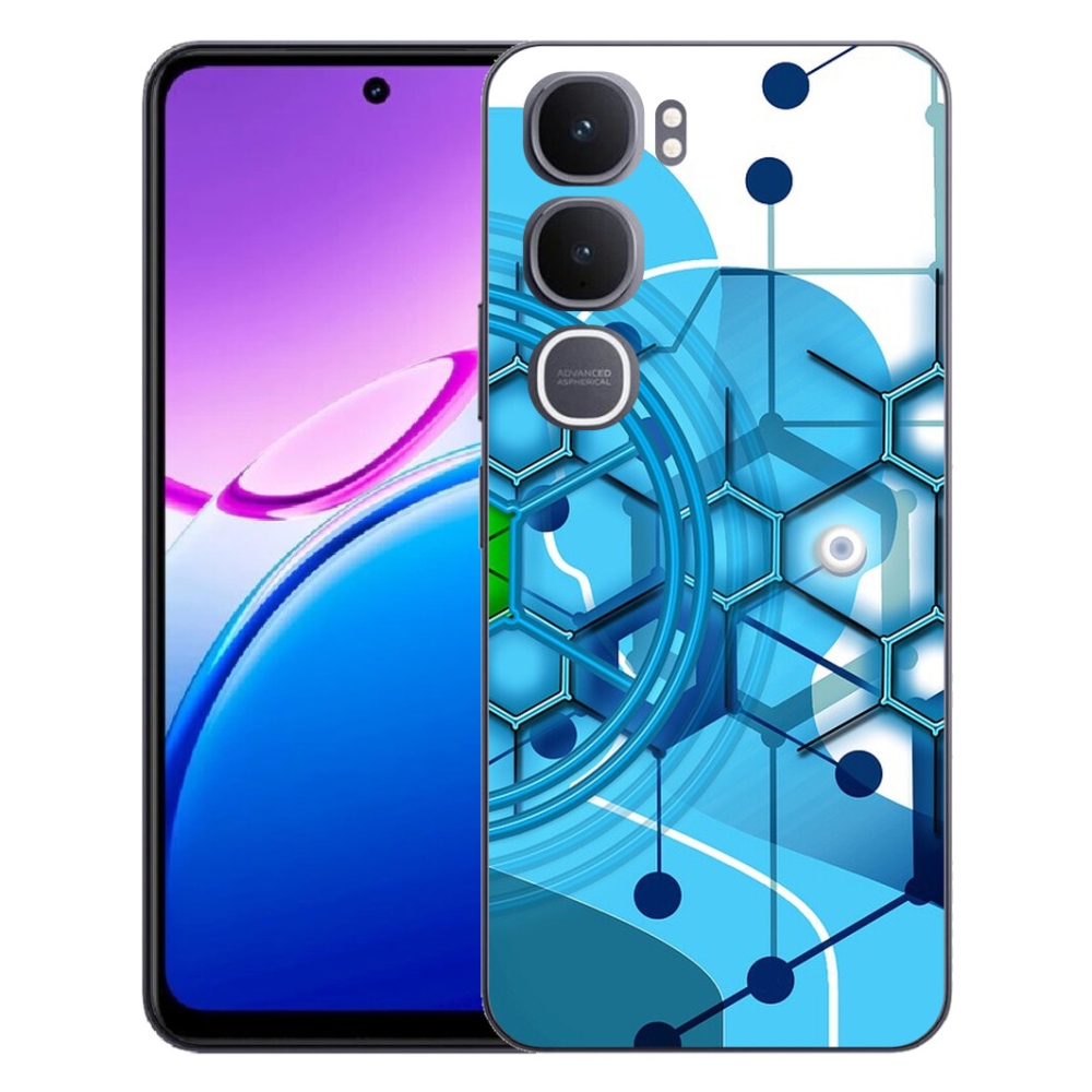 Gélový kryt mmCase na Vivo Y31 5G - abstraktný vzor 2