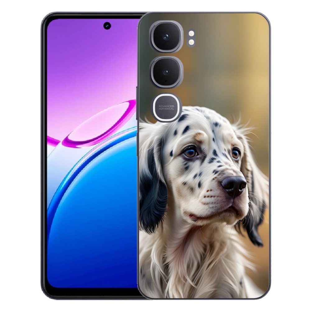 Gélový kryt mmCase na Vivo Y31 5G - anglický seter