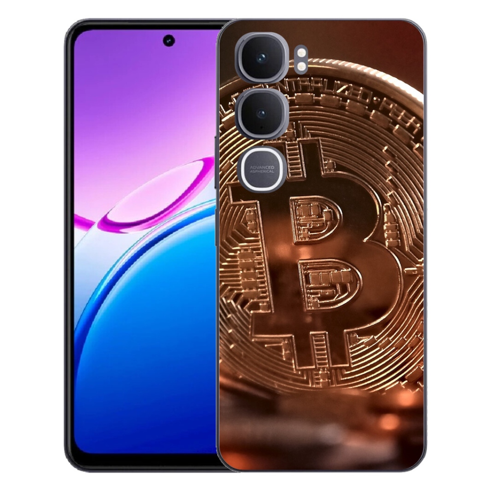Gélový kryt mmCase na Vivo Y31 5G - bitcoin
