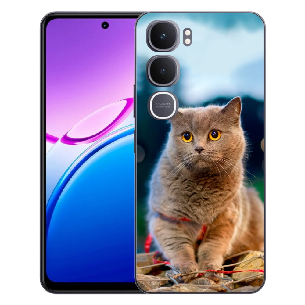 Gélový kryt mmCase na Vivo Y31 5G - britská modrá 2