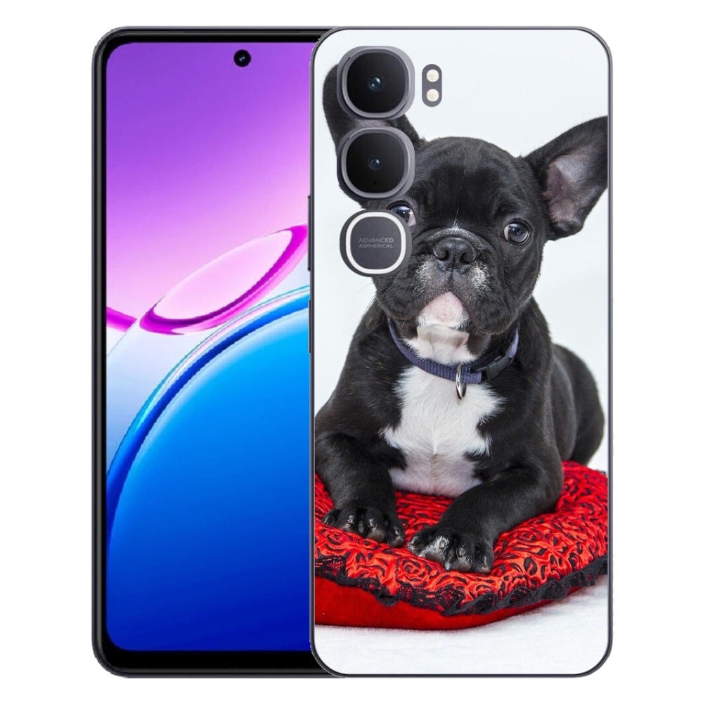 Gélový kryt mmCase na Vivo Y31 5G - buldog