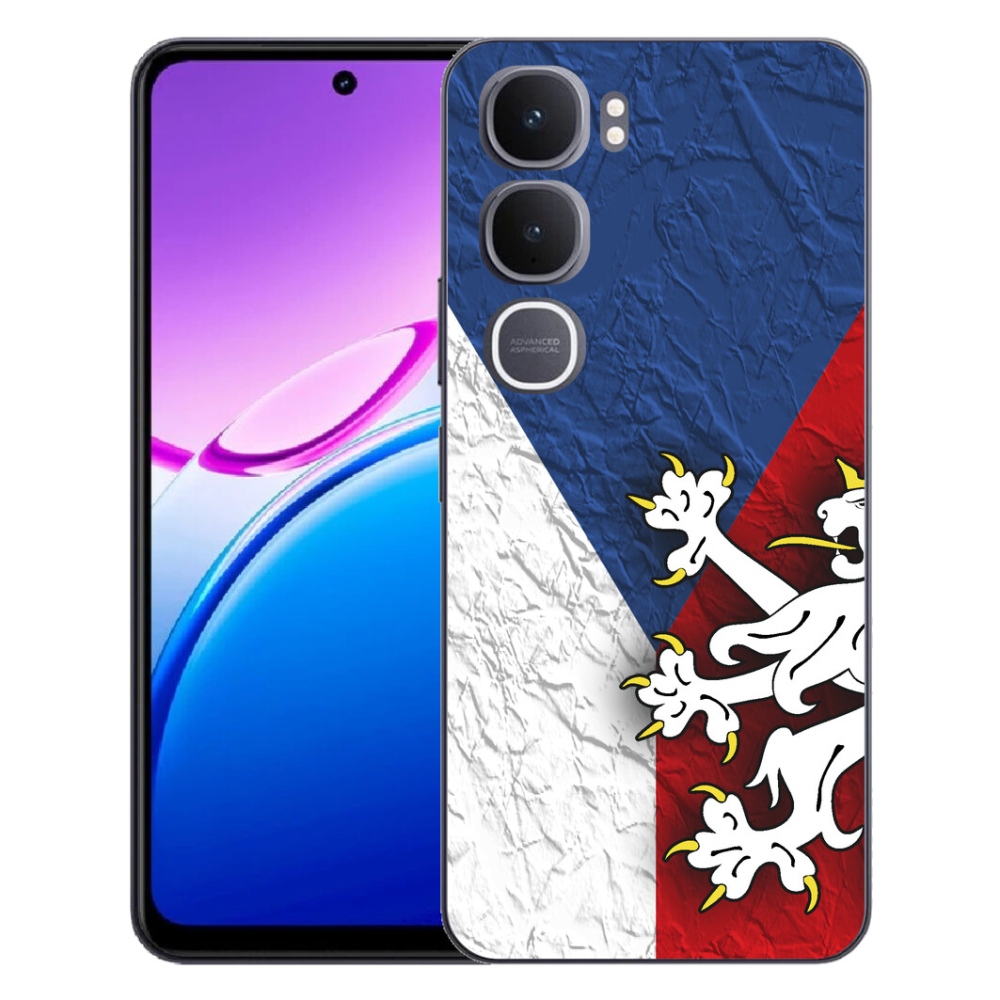 Gélový kryt mmCase na Vivo Y31 5G - česká vlajka 1