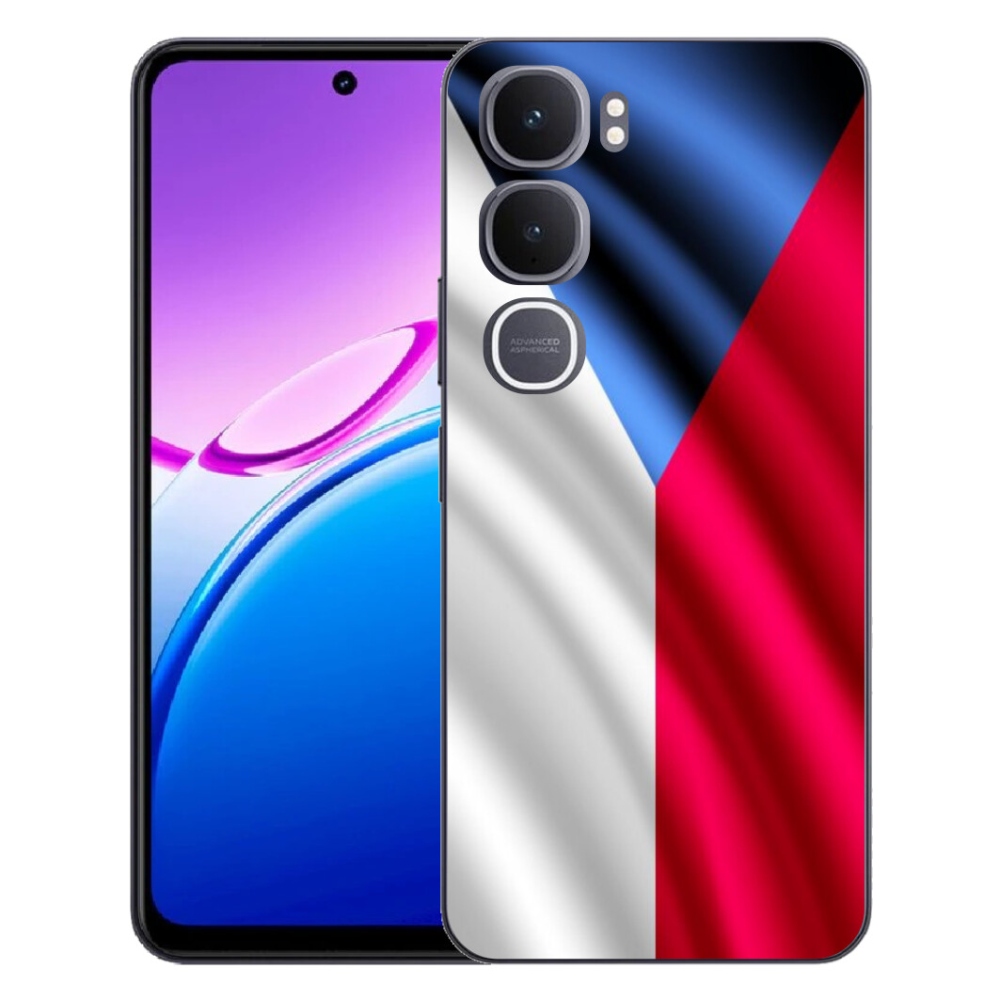 Gélový kryt mmCase na Vivo Y31 5G - česká vlajka