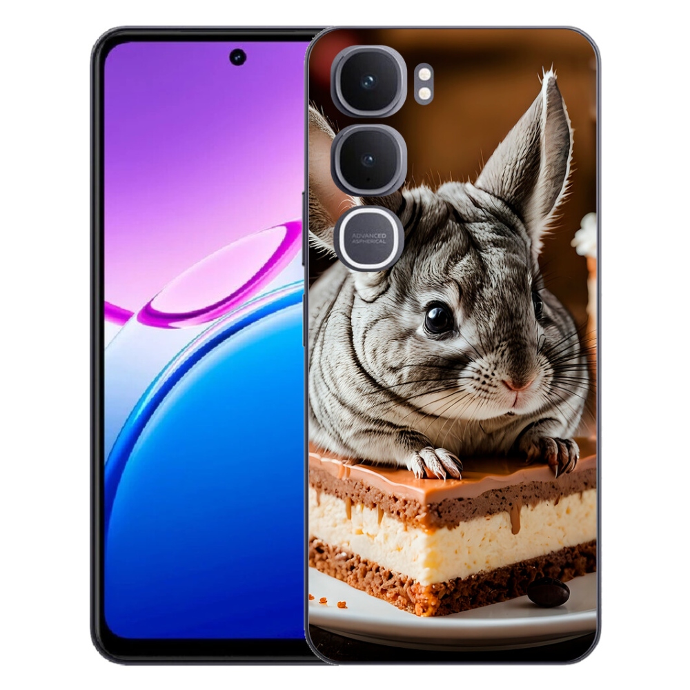 Gélový kryt mmCase na Vivo Y31 5G - činčila