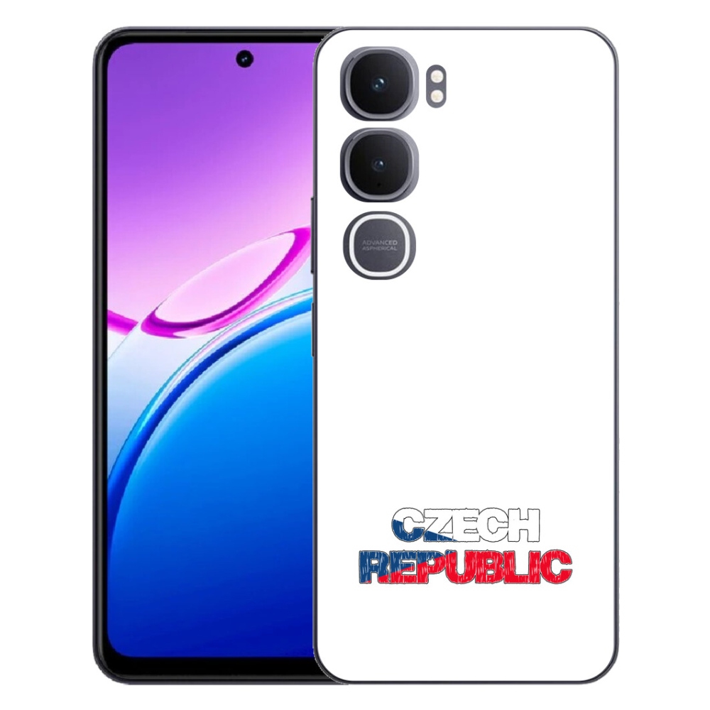 Gélový kryt mmCase na Vivo Y31 5G - Slovak Republic biele pozadie