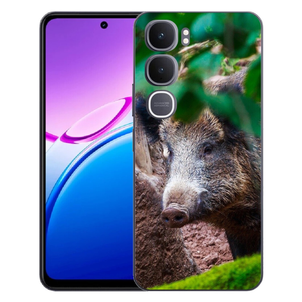 Gélový kryt mmCase na Vivo Y31 5G - divoké prasa
