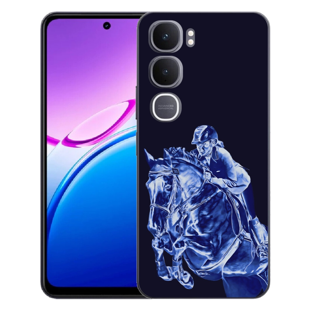 Gélový kryt mmCase na Vivo Y31 5G - dostihový kôň