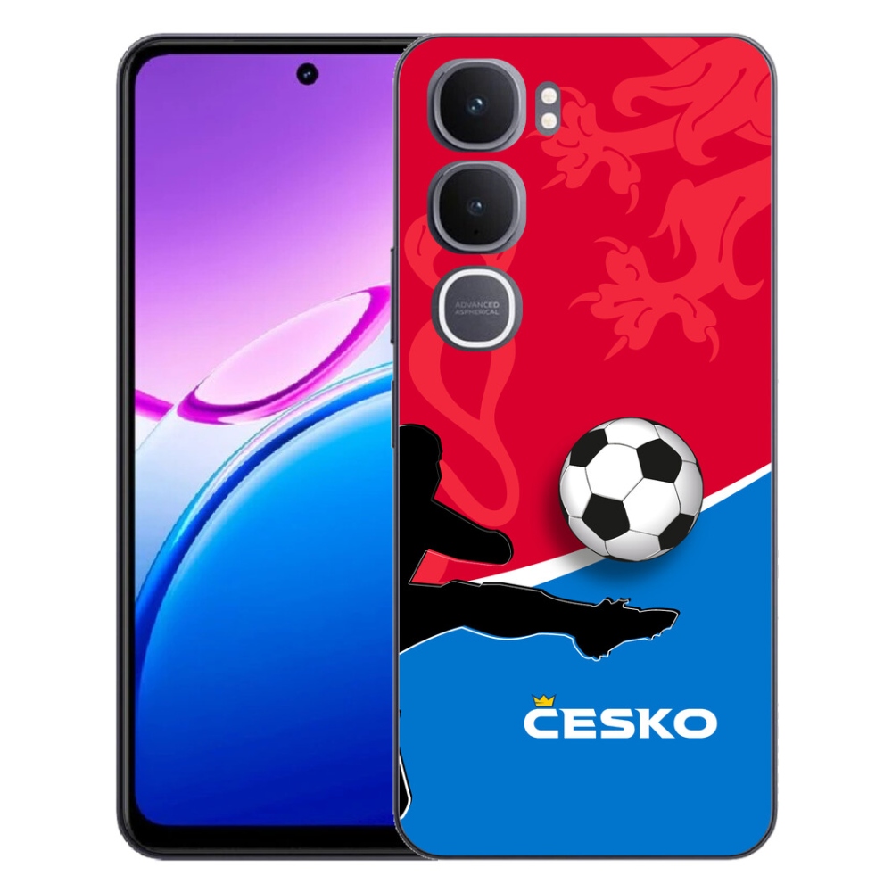 Gélový kryt mmCase na Vivo Y31 5G - futbal Česko 2