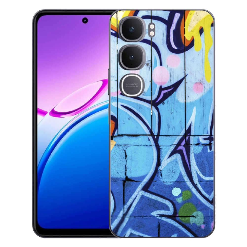 Gélový kryt mmCase na Vivo Y31 5G - graffiti
