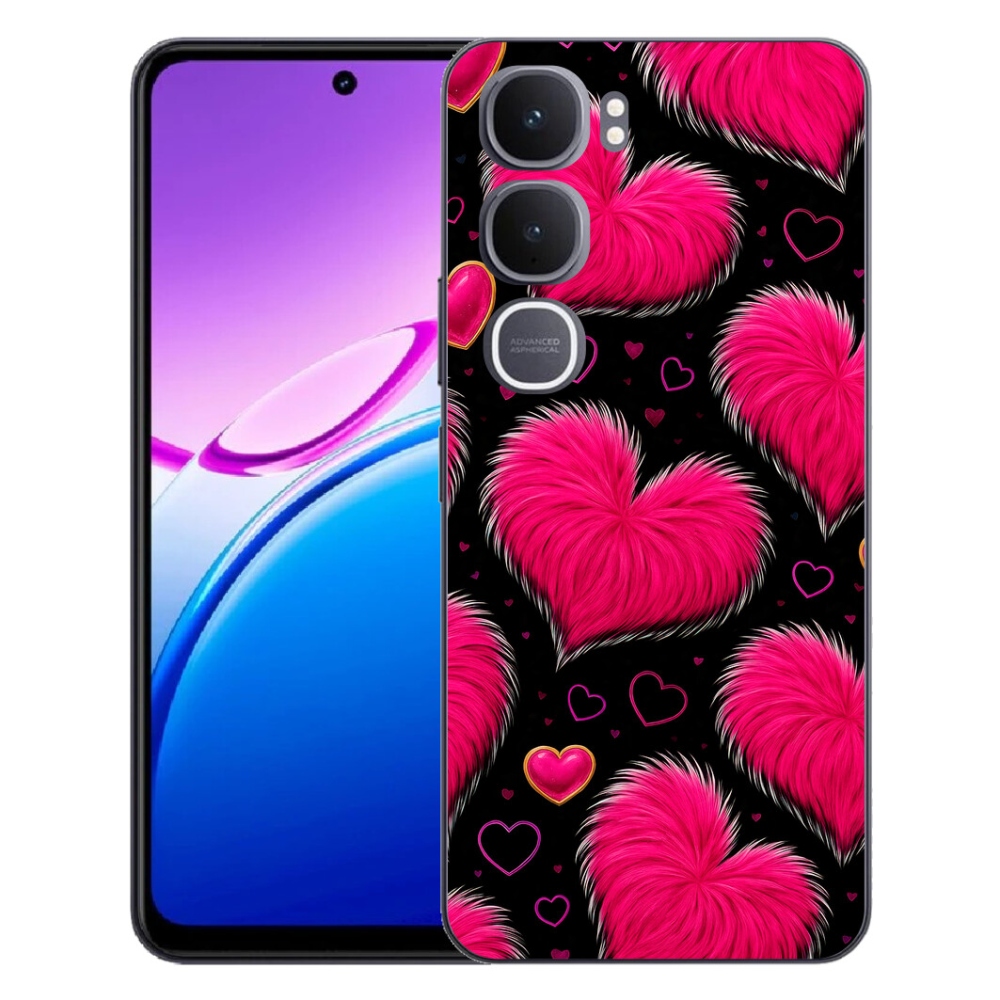 Gélový kryt mmCase na Vivo Y31 5G - hebké srdce