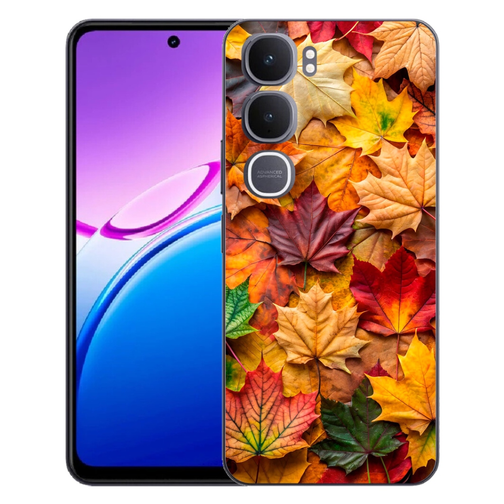 Gélový kryt mmCase na Vivo Y31 5G - javorové listy 2