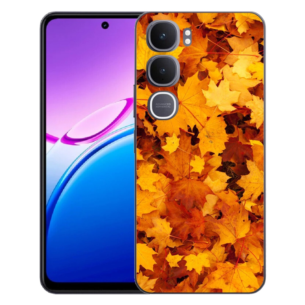 Gélový kryt mmCase na Vivo Y31 5G - javorové listy