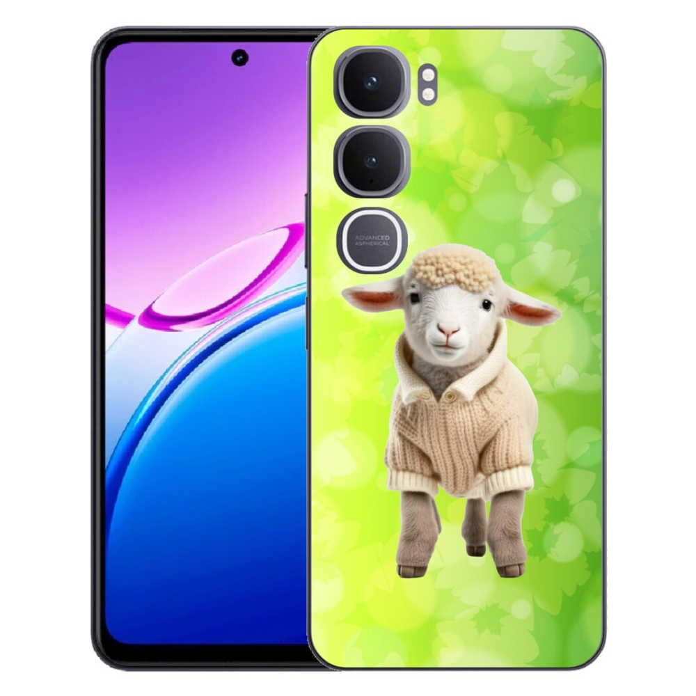 Gélový kryt mmCase na Vivo Y31 5G - jahňa vo svetri